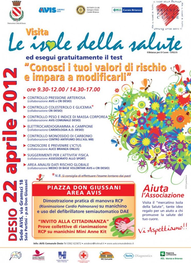 22 Aprile 2012 "Le Isole della Salute" con AVIS DESIO - AVIS COMUNALE DESIO