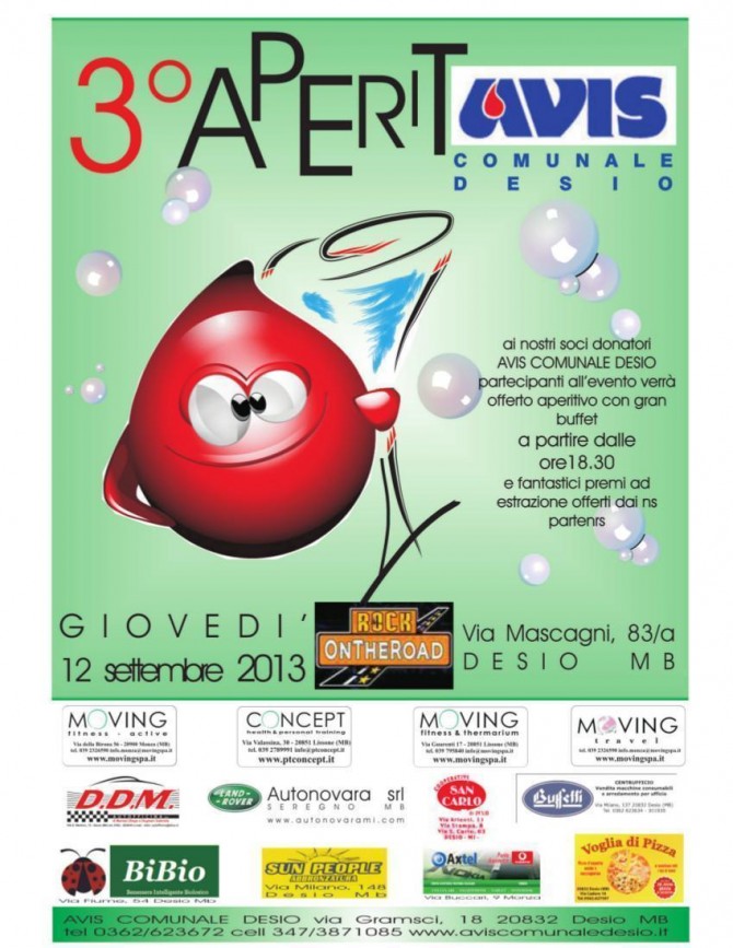 3° AperitAvis - AVIS COMUNALE DESIO